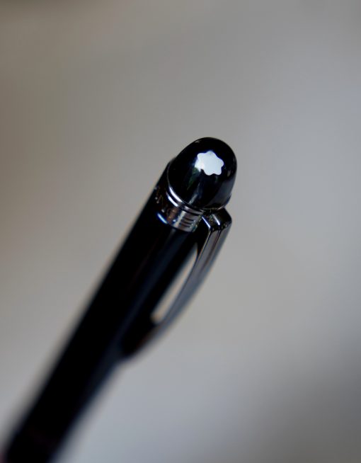 STYLO BILLE MONTBLANC STARWALKER MIDNIGHT BLACK - FINITION RUTHENIUM