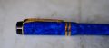 STYLO ROLLER PARKER DUOFOLD RESINE LAPI LAULI MARBREE & PL. OR 18 CT – Image 2