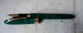 STYLO PLUME SHEAFFER CREST LAQUE VERTE MARBREE - PLUME EN OR MASSIF 18 CARATS – Image 2