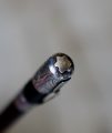 STYLO PLUME MONTBLANC SAFETY SIMPLO - BAGUES ARGENT MASSIF A DECOR DE RINCEAUX - PLUME OR MASSIF 14 CARATS – Image 2