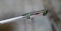 STYLO PLUME S.T. DUPONT OLYMPIO DRILL VERT - PLUME EN OR MASSIF 18 CARATS – Image 2