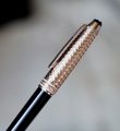 STYLO PLUME MONTBLANC MEISTERSTÜCK CHOPIN DOUE GEOMETRIC - PLUME OR MASSIF 18 CARATS – Image 2