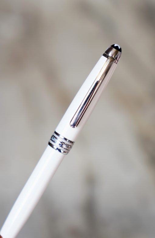 STYLO BILLE MONTBLANC TRIBUTE TO THE MONTBLANC - LAQUE BLANCHE & PLATINUM