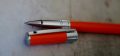 STYLO ROLLER S.T. DUPONT D - INITIAL EN LAQUE ORANGE & CHROME – Image 2