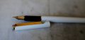 STYLO PLUME MONTBLANC NOBLESSE LAQUE BLANCHE - PLUME OR MASSIF - RARE VERSION – Image 6
