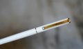 STYLO PLUME MONTBLANC NOBLESSE LAQUE BLANCHE - PLUME OR MASSIF - RARE VERSION – Image 5