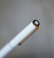 STYLO PLUME MONTBLANC NOBLESSE LAQUE BLANCHE - PLUME OR MASSIF - RARE VERSION – Image 3