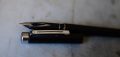STYLO PLUME SHEAFFER TARGA EN LAQUE NOIRE MAT - PLUME EN METAL - TAILLE MOYENNE – Image 2