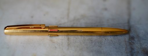 STYLO BILLE WATERMAN 4 COULEURS PL. OR - FINITION STRIEE - MODELE VINTAGE