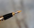 S.T. DUPONT OLYMPIO - BLOC PLUME PL. OR GODRONS - PLUME EN OR MASSIF 18 CARATS – Image 2