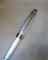 STYLO PLUME MONTBLANC MEISTERSTÛCK 146 ARGENT MASSIF 925 - PLUME EN OR MASSIF 18 CARATS – Image 2