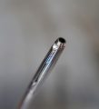 STYLO BILLE PARKER 75 VENDÔME - ARGENT MASSIF 925 FINITION LIGNES- CABOCHON NOIR – Image 2