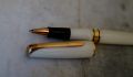 STYLO ROLLER WATERMAN CHARLESTON EN RESINE CREME & PL. OR 18 CARATS – Image 2