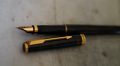 STYLO PLUME PARKER PREMIER EN LAQUE BRUNE GOLD DUST - PLUME OR MASSIF 18 CARATS – Image 2
