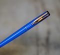 STYLO PLUME WATERMAN REFLEX EN RESINE BLEU COBALT & PLUME PL. OR CARENEE – Image 2