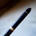 STYLO PLUME OMAS 360 RESINE NOIRE - PLUME OR MASSIF 18 CARATS- TAILLE M - GRANDE VERSION – Image 19