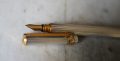 STYLO PLUME S.T. DUPONT GATSBY PL. ARGENT CANNELE - PLUME OR MASSIF 18 CARATS – Image 2
