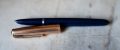 STYLO PLUME PARKER 51 RESINE BLEU FONCE & PL. OR - PLUME OR EXTRA FINE – Image 2